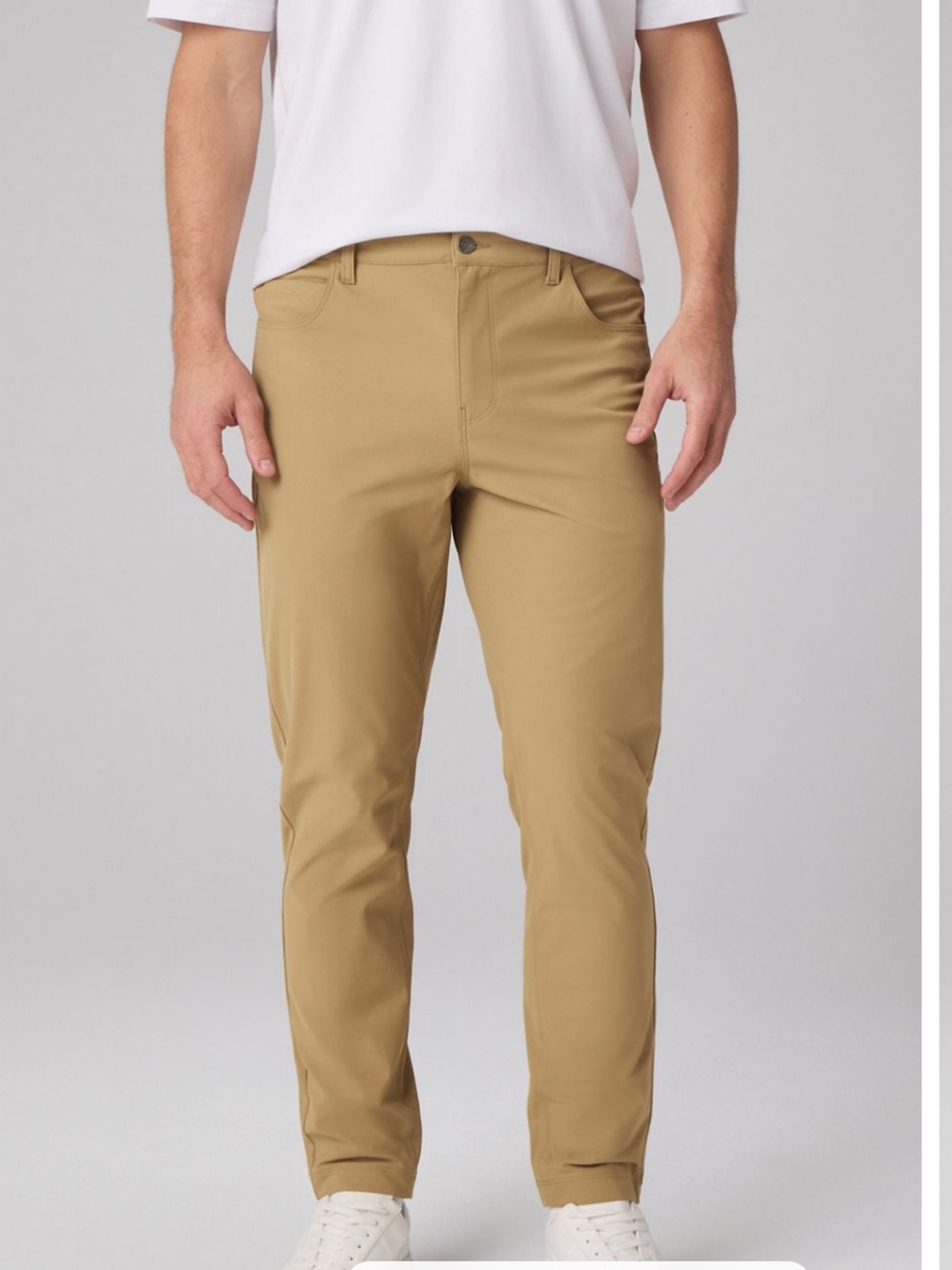 Fabletics Men’s The Don 5 Pocket Pants Classic Fit Size 34x30 Dark Twill NWT